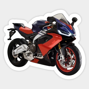 2021 RS 660 Bike Illustration Sticker